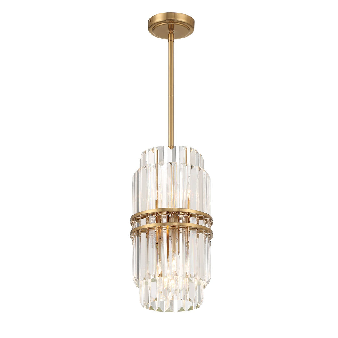 Hayes Four Light Pendant in Aged Brass - available from The Lighting Shoppe, trusted by Canadian homeowners