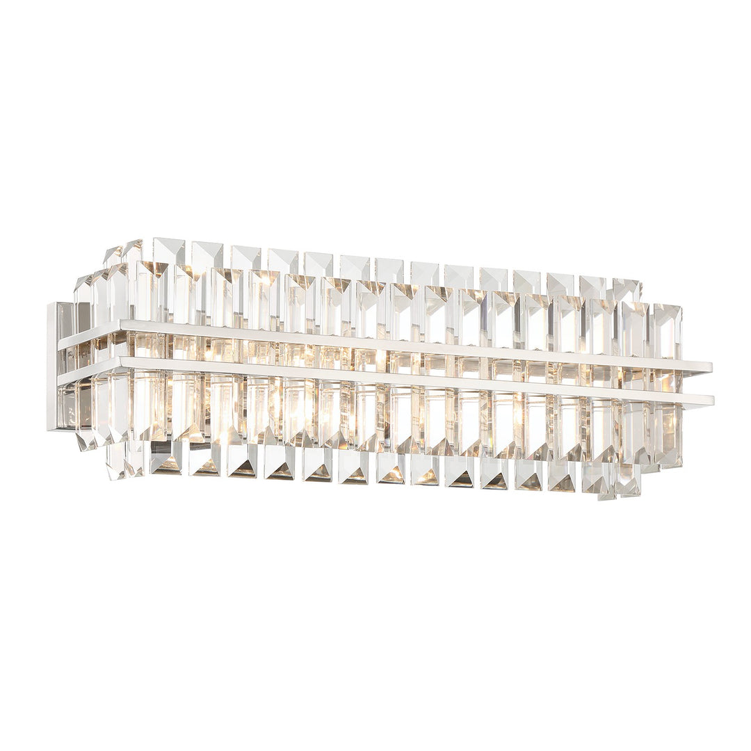 Hayes Four Light Bath in Polished Nickel - available from The Lighting Shoppe, trusted by Canadian homeowners