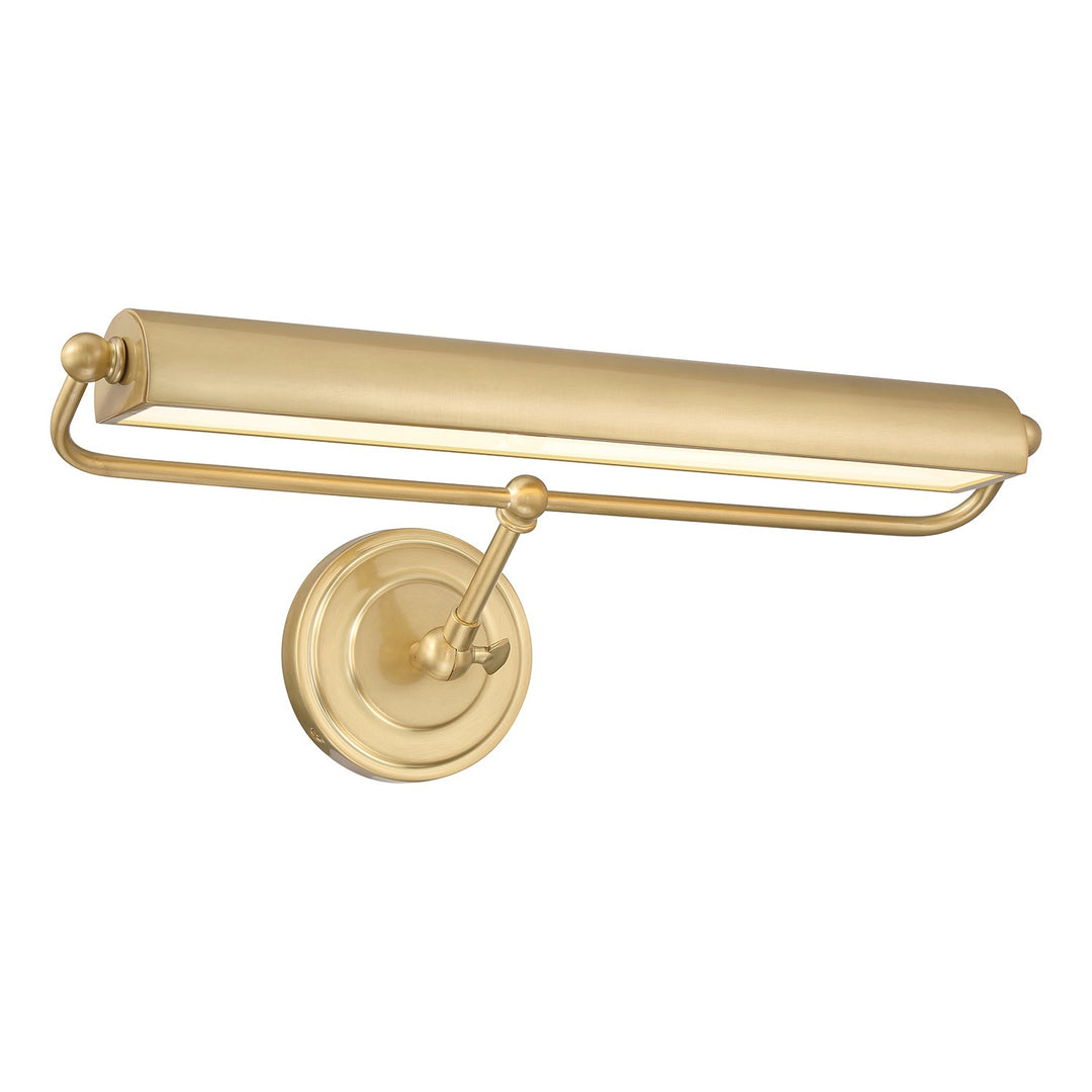 Miller LED Wall Sconce in Aged Brass - available from The Lighting Shoppe, trusted by Canadian homeowners