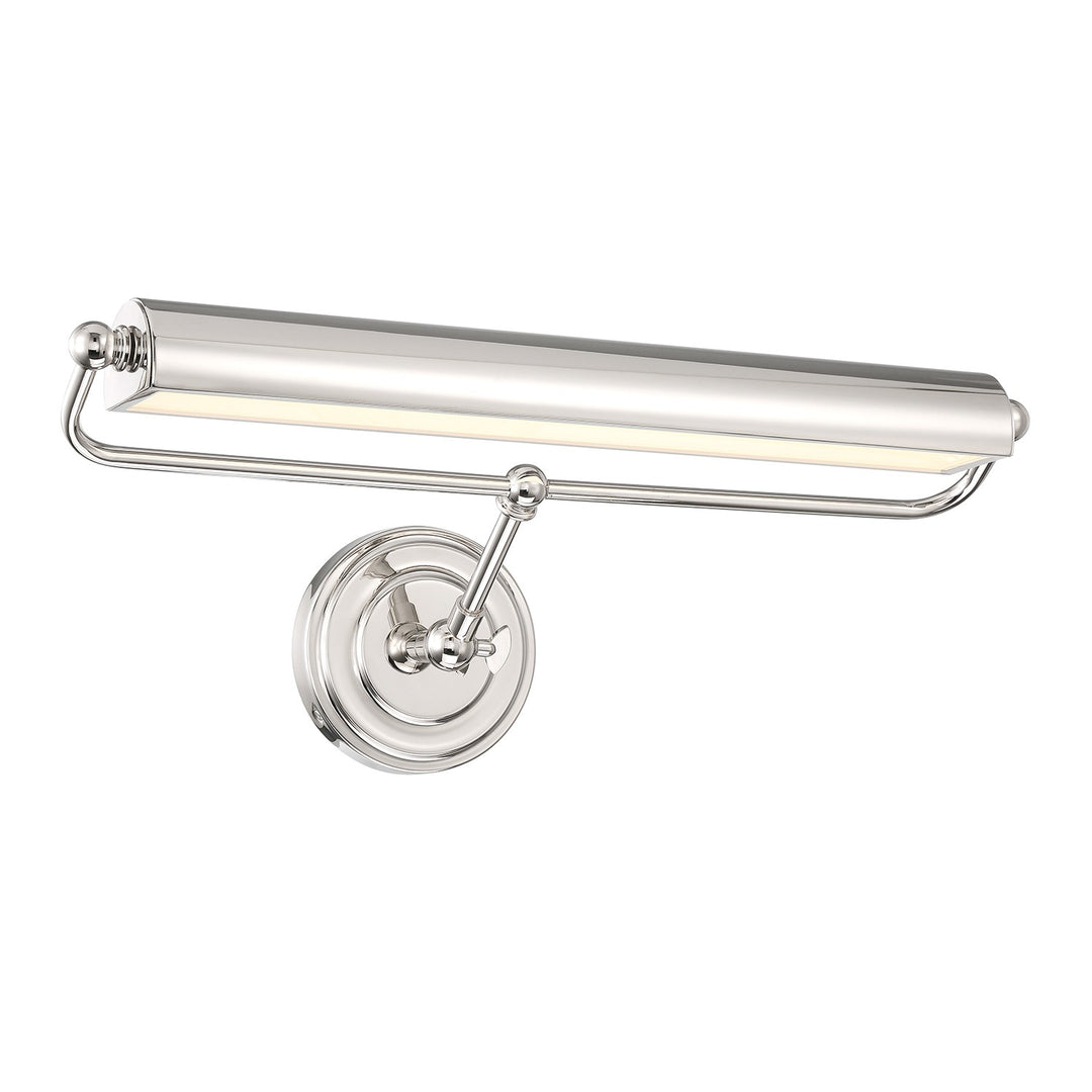 Miller LED Wall Sconce in Polished Nickel - available from The Lighting Shoppe, trusted by Canadian homeowners