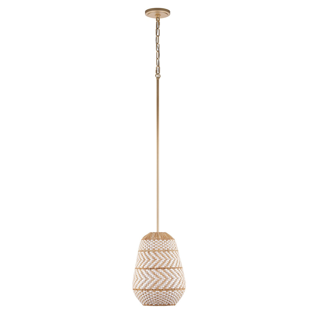 Zanzibar One Light Pendant in Soft Gold - available from The Lighting Shoppe, trusted by Canadian homeowners