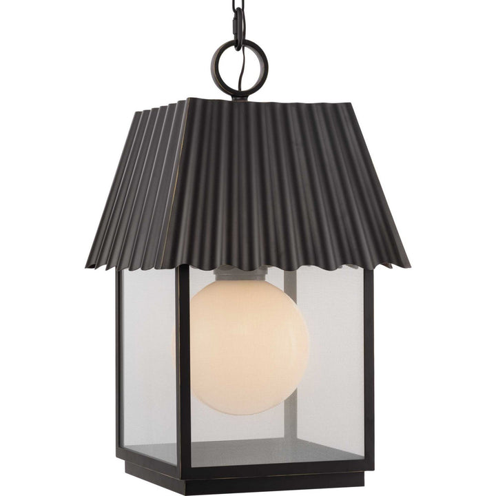 Point Dume-Hook Pond One Light Outdoor Hanging Lantern in Oil Rubbed Bronze - available from The Lighting Shoppe, trusted by Canadian homeowners