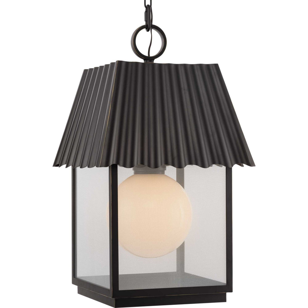 Progress Canada - P550117-108 - One Light Outdoor Hanging Lantern - Point Dume-Hook Pond - Oil Rubbed Bronze