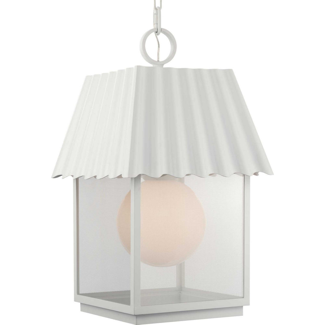 Progress Canada - P550117-192 - One Light Outdoor Hanging Lantern - Point Dume-Hook Pond - Shelter White