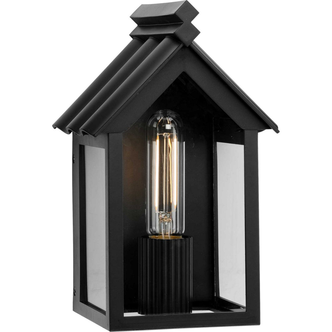 Progress Canada - P560302-31M - One Light Outdoor Wall Lantern - Point Dume-Dunemere - Matte Black
