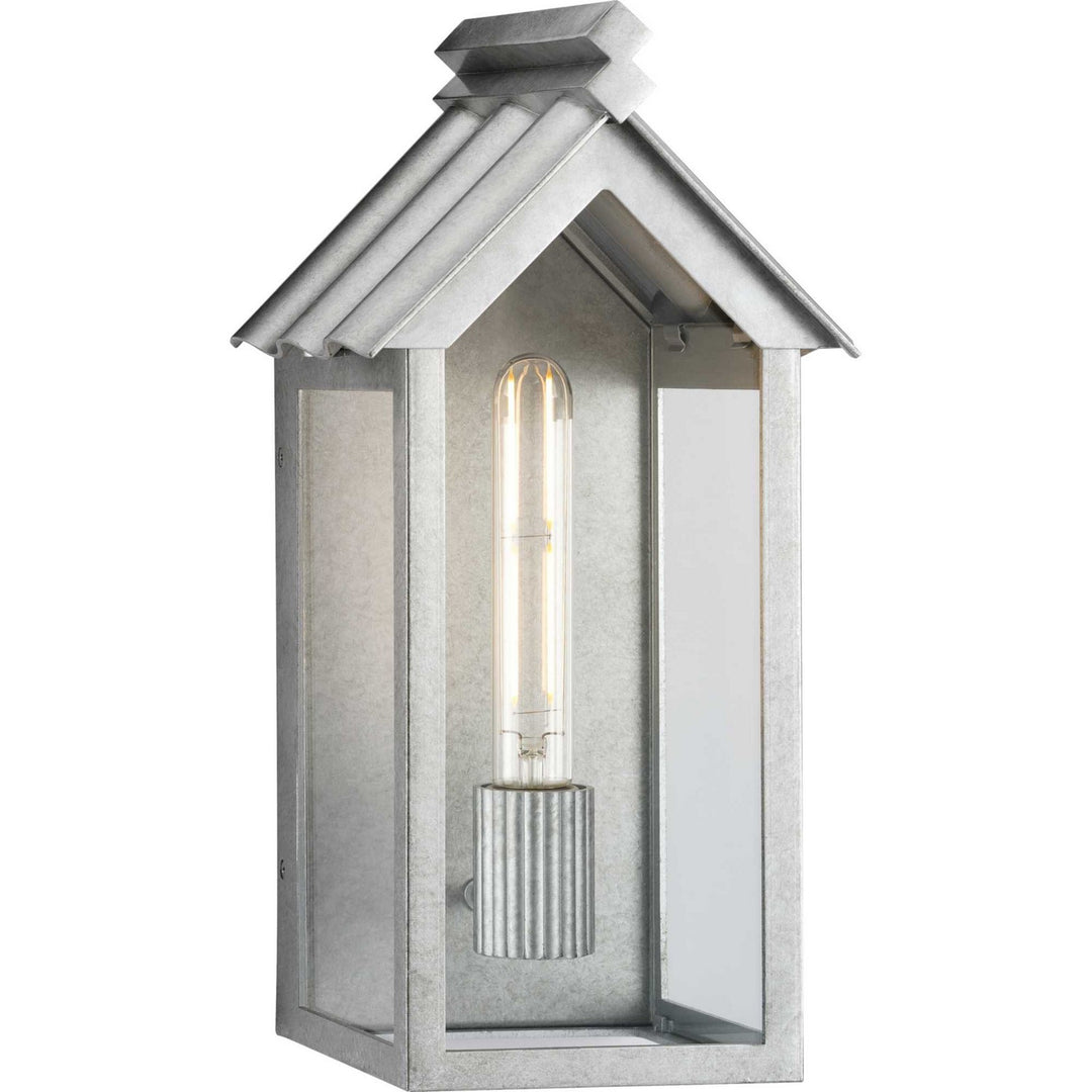 Progress Canada - P560304-141 - One Light Outdoor Wall Lantern - Point Dume-Dunemere - Galvanized
