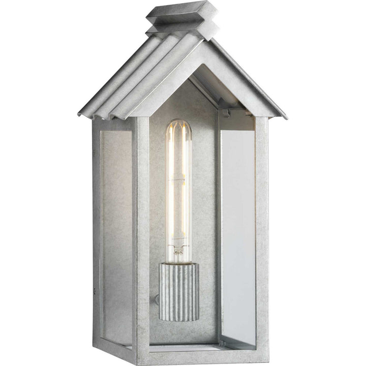 Progress Canada - P560304-141 - One Light Outdoor Wall Lantern - Point Dume-Dunemere - Galvanized