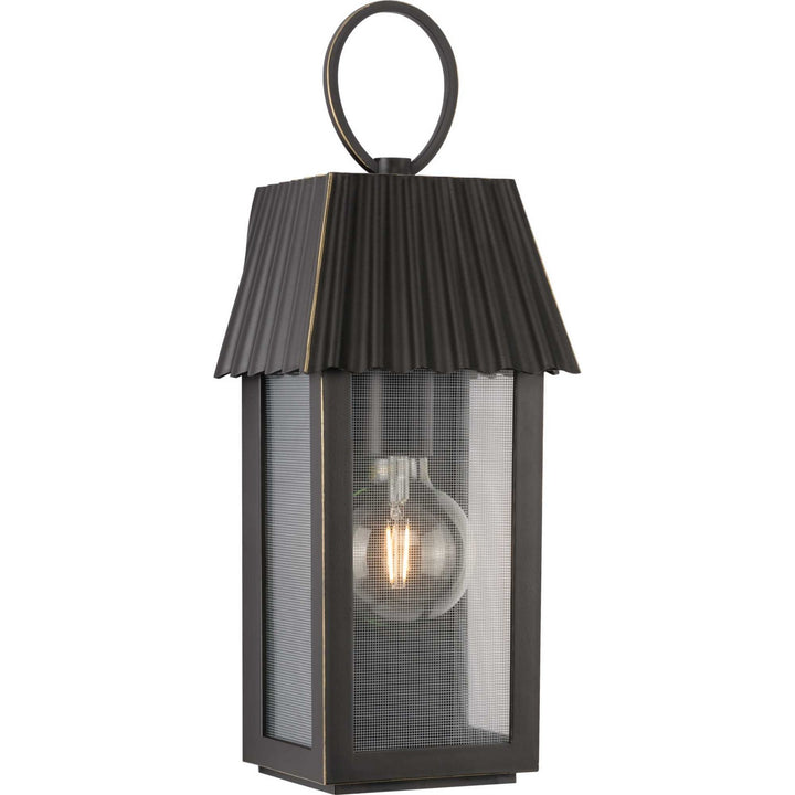 Progress Canada - P560305-108 - One Light Outdoor Wall Lantern - Point Dume-Hook Pond - Oil Rubbed Bronze