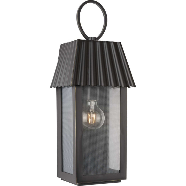 Progress Canada - P560306-108 - One Light Outdoor Wall Lantern - Point Dume-Hook Pond - Oil Rubbed Bronze