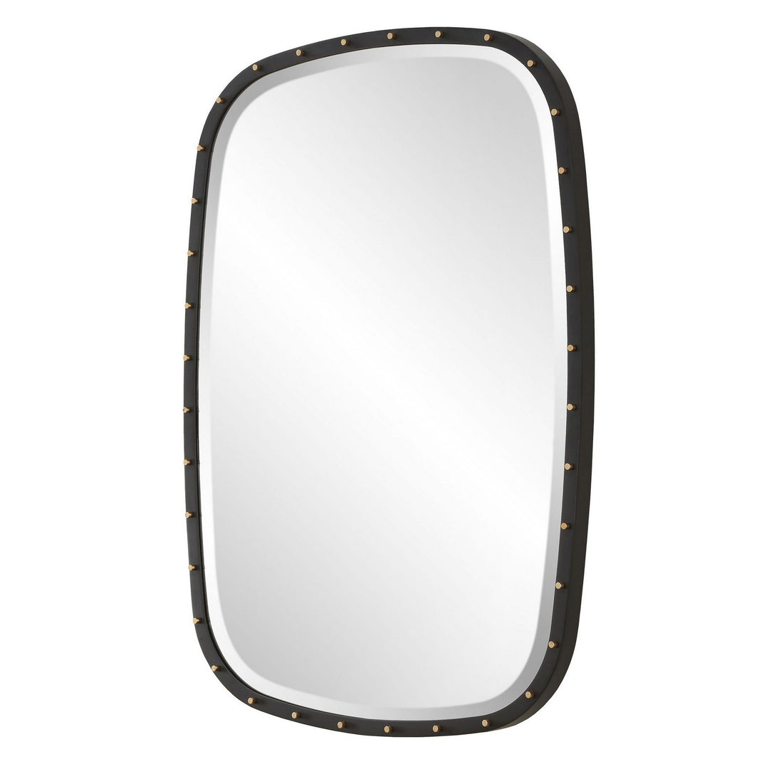 Benedo Mirror in Matte Black Iron - available from The Lighting Shoppe, trusted by Canadian homeowners
