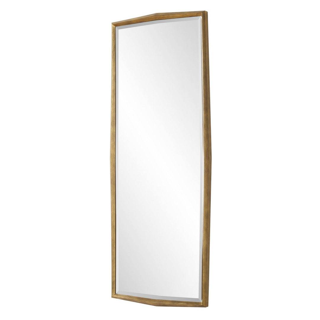 On Point Mirror in Antiqued Gold Leaf - available from The Lighting Shoppe, trusted by Canadian homeowners