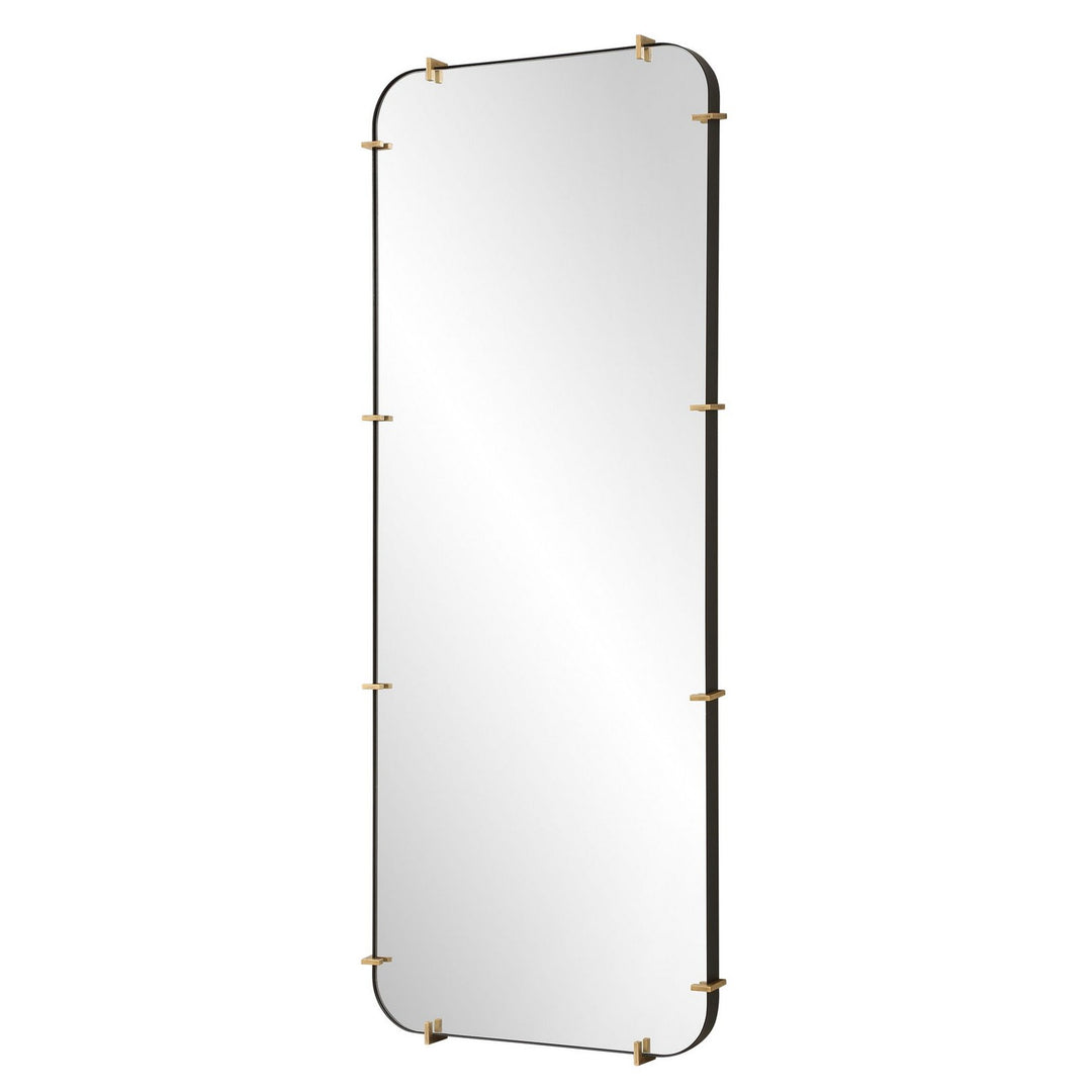Pali Mirror in Antiqued Brushed Gold - available from The Lighting Shoppe, trusted by Canadian homeowners