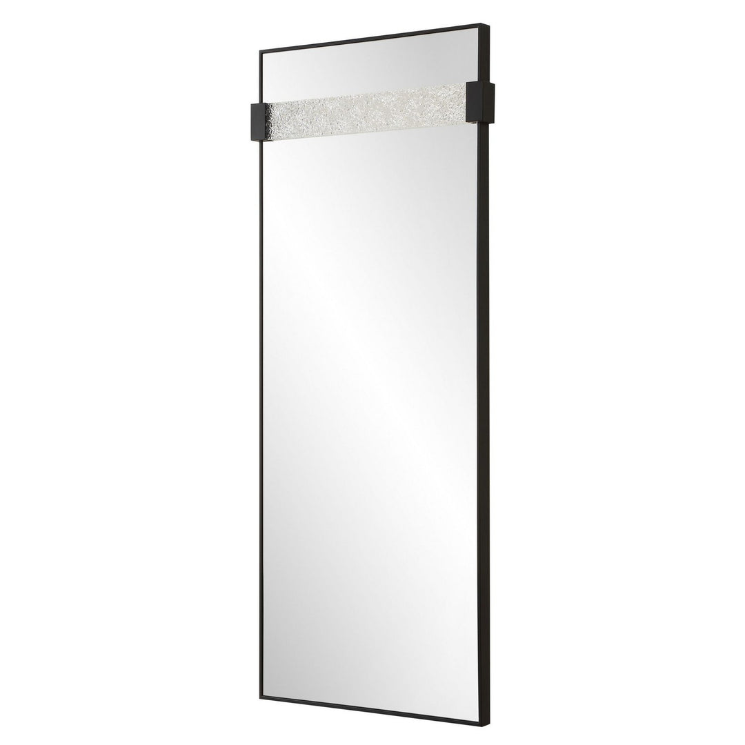 Stratton Mirror in Satin Black - available from The Lighting Shoppe, trusted by Canadian homeowners