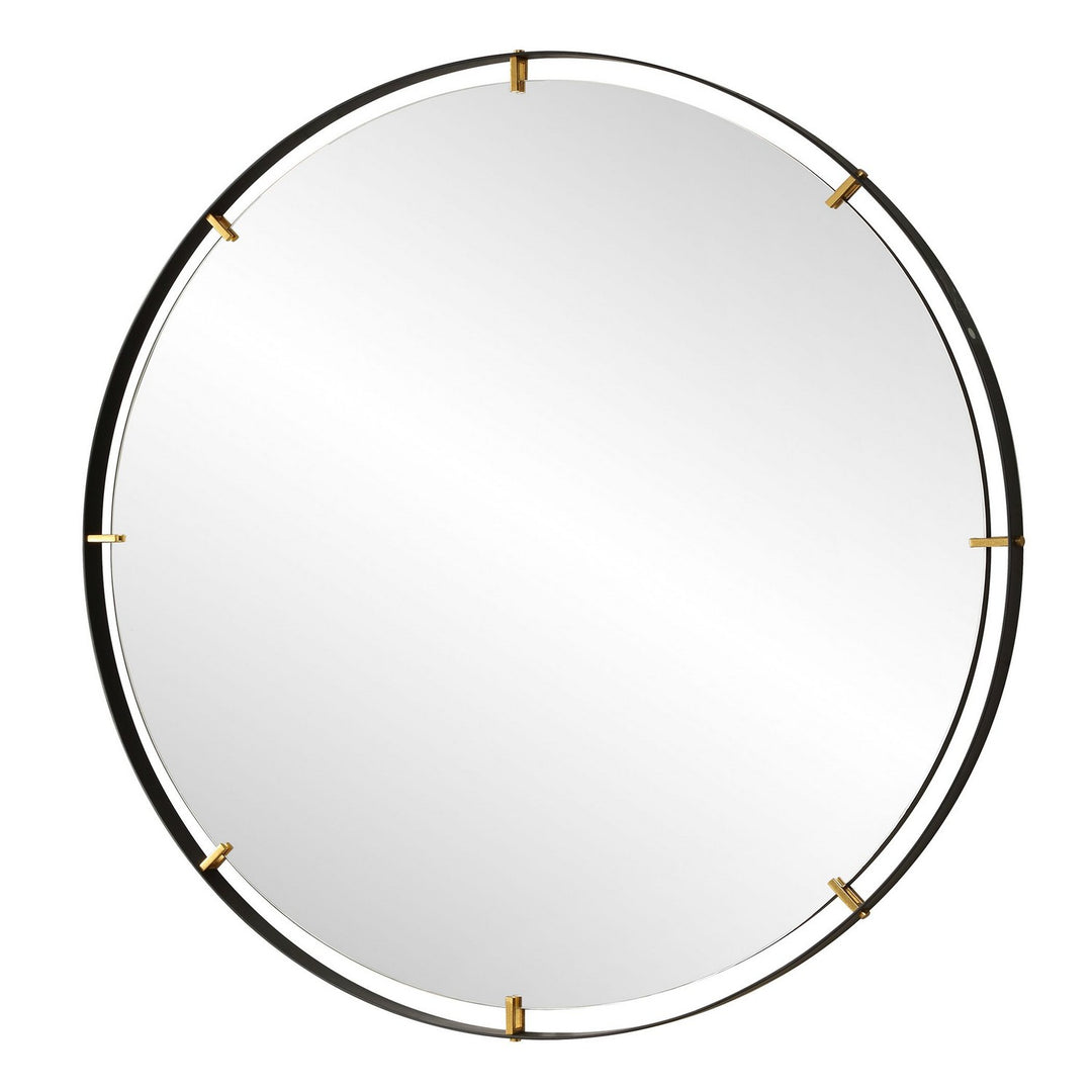 Grand Pendulum Mirror in Antiqued Gold - available from The Lighting Shoppe, trusted by Canadian homeowners