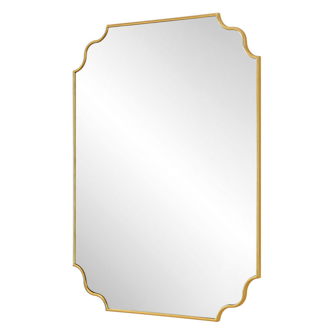 Lennyn Mirror in Antiqued Gold Leaf - available from The Lighting Shoppe, trusted by Canadian homeowners