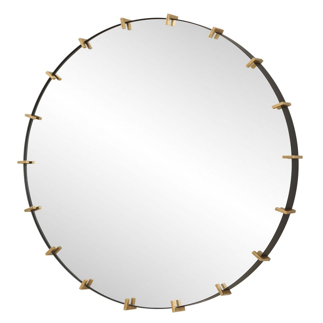Pali Mirror in Antiqued Brushed Gold - available from The Lighting Shoppe, trusted by Canadian homeowners
