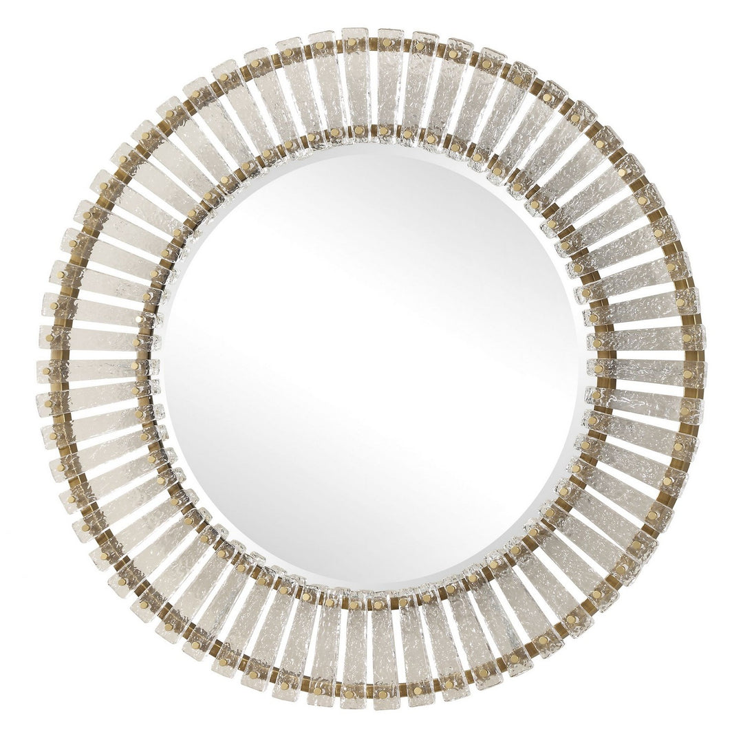 Denali Mirror in Brushed Gold Iron - available from The Lighting Shoppe, trusted by Canadian homeowners