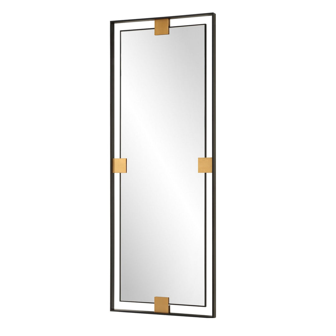 Cornerstone Mirror in Brushed Brass - available from The Lighting Shoppe, trusted by Canadian homeowners