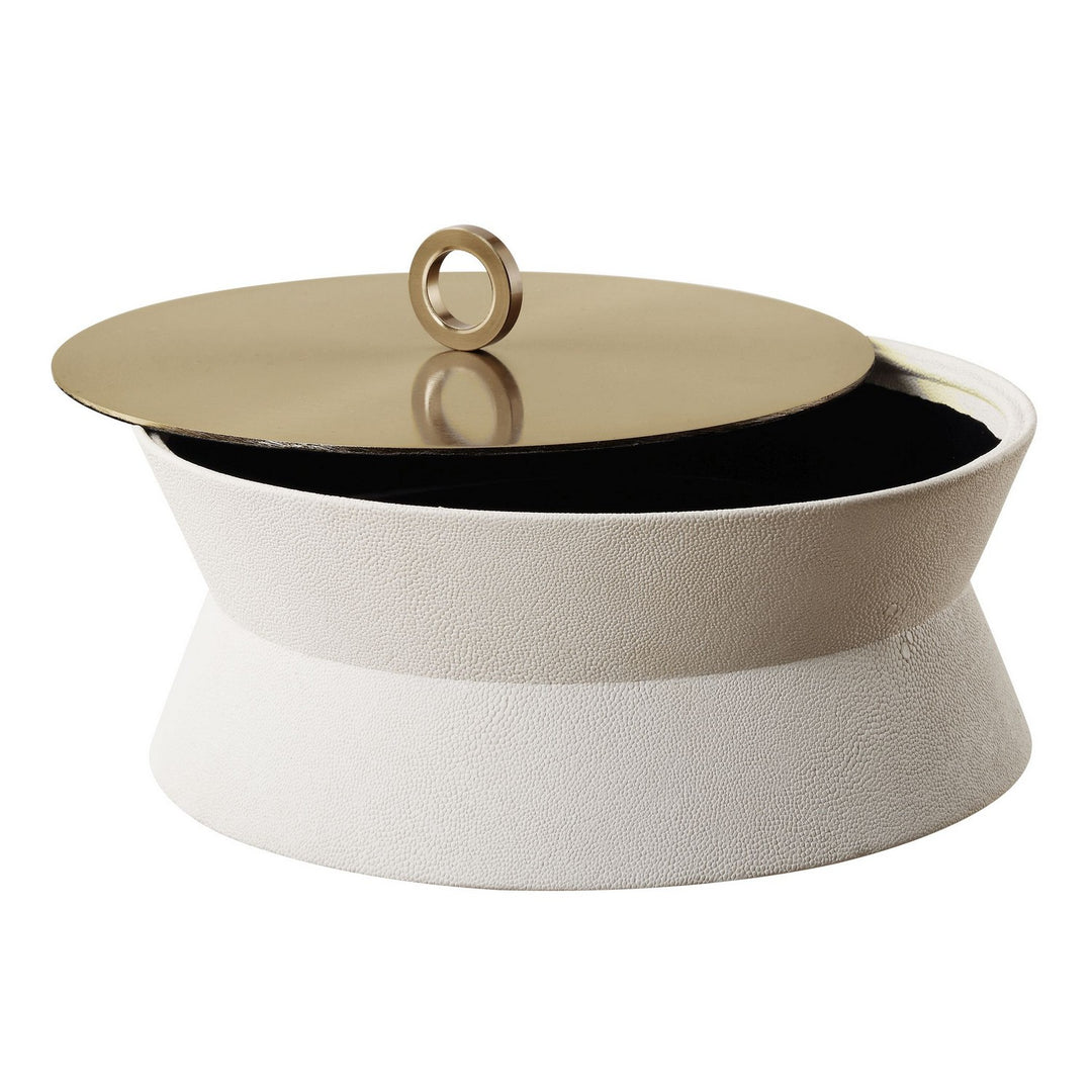 Luxe Box in Brushed Brass - available from The Lighting Shoppe, trusted by Canadian homeowners