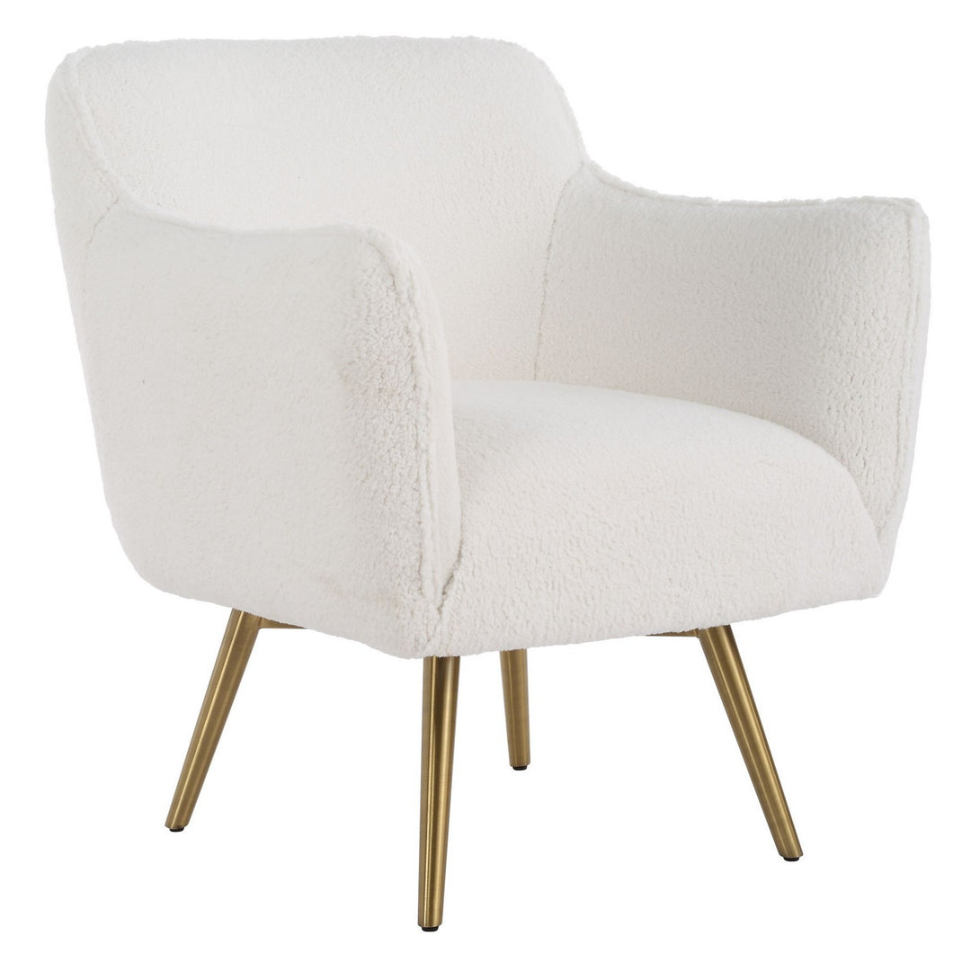 Oasis Swivel Chair in Brushed Brass - available from The Lighting Shoppe, trusted by Canadian homeowners