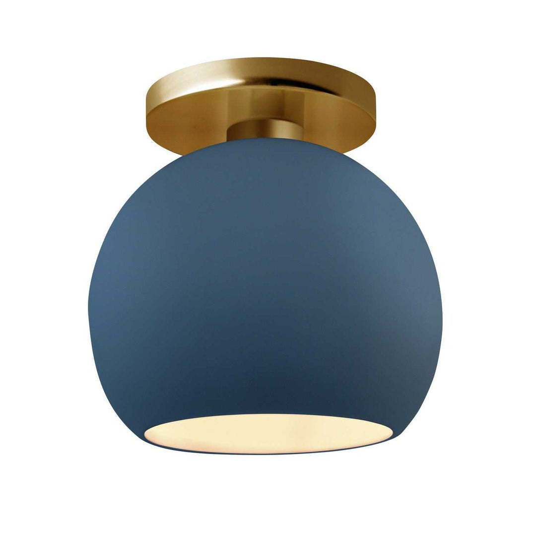 Radiance One Light Semi-Flush Mount in Midnight Sky Justice Designs