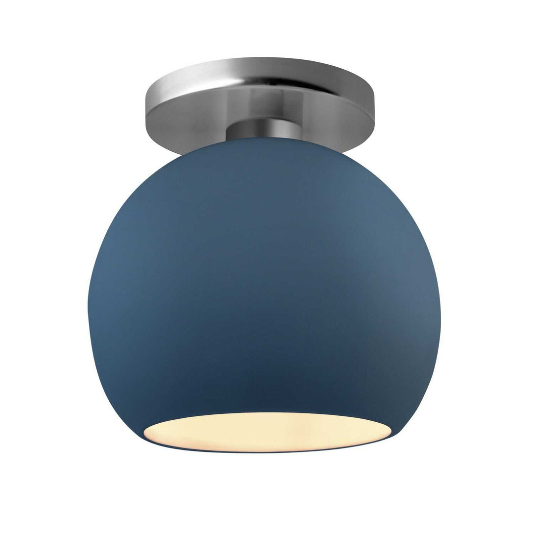 Radiance One Light Semi-Flush Mount in Midnight Sky Justice Designs