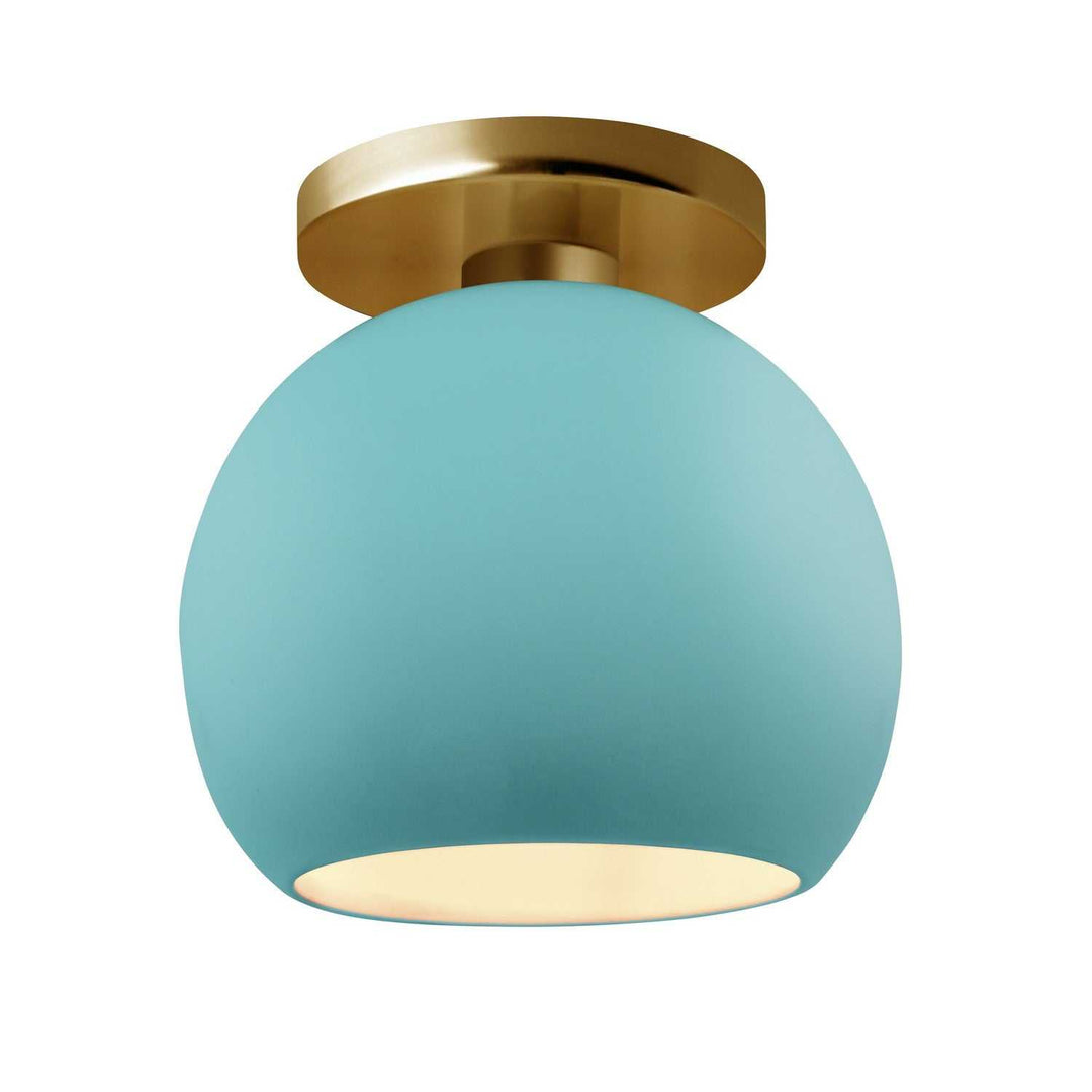 Radiance One Light Semi-Flush Mount in Reflecting Pool Justice Designs