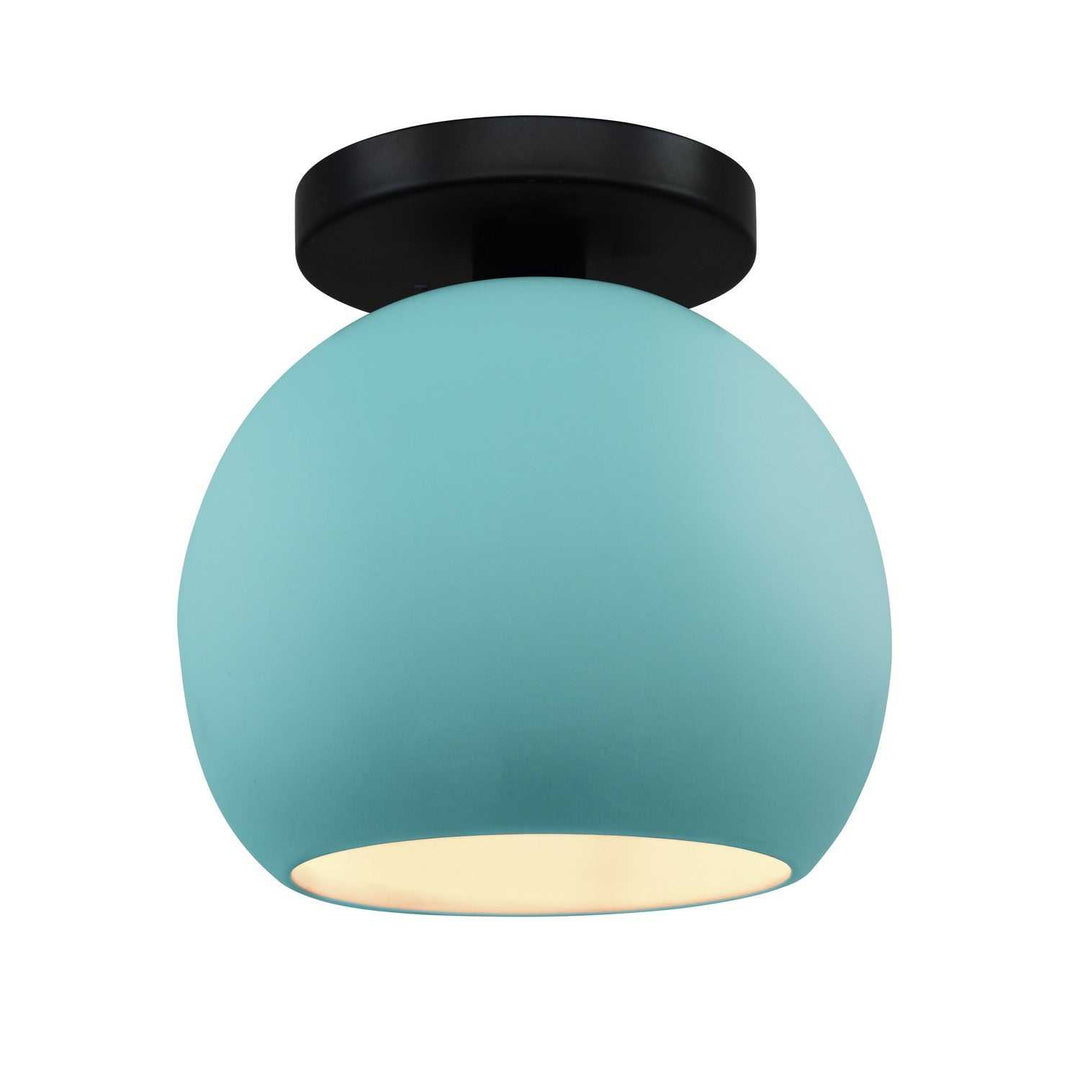 Radiance One Light Semi-Flush Mount in Reflecting Pool Justice Designs