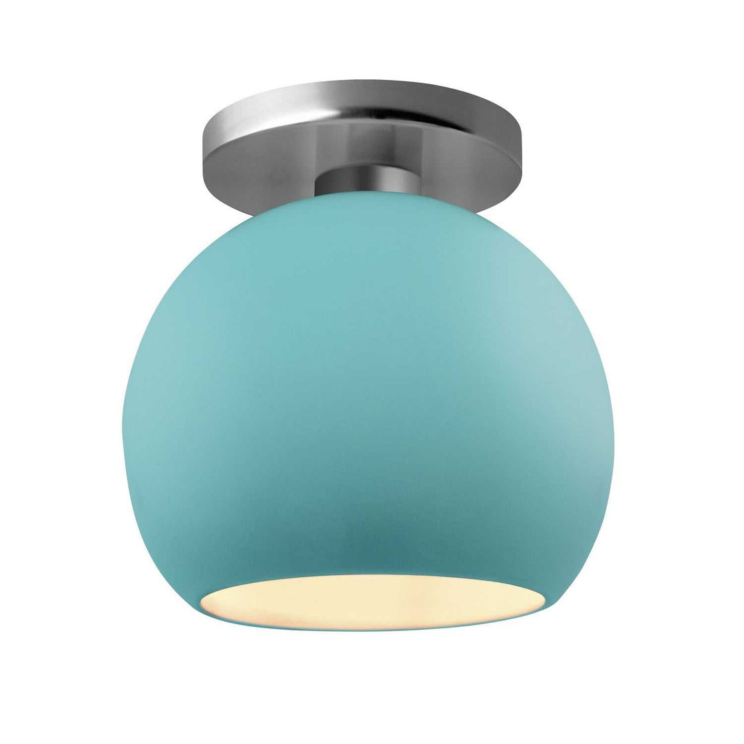 Radiance One Light Semi-Flush Mount in Reflecting Pool Justice Designs