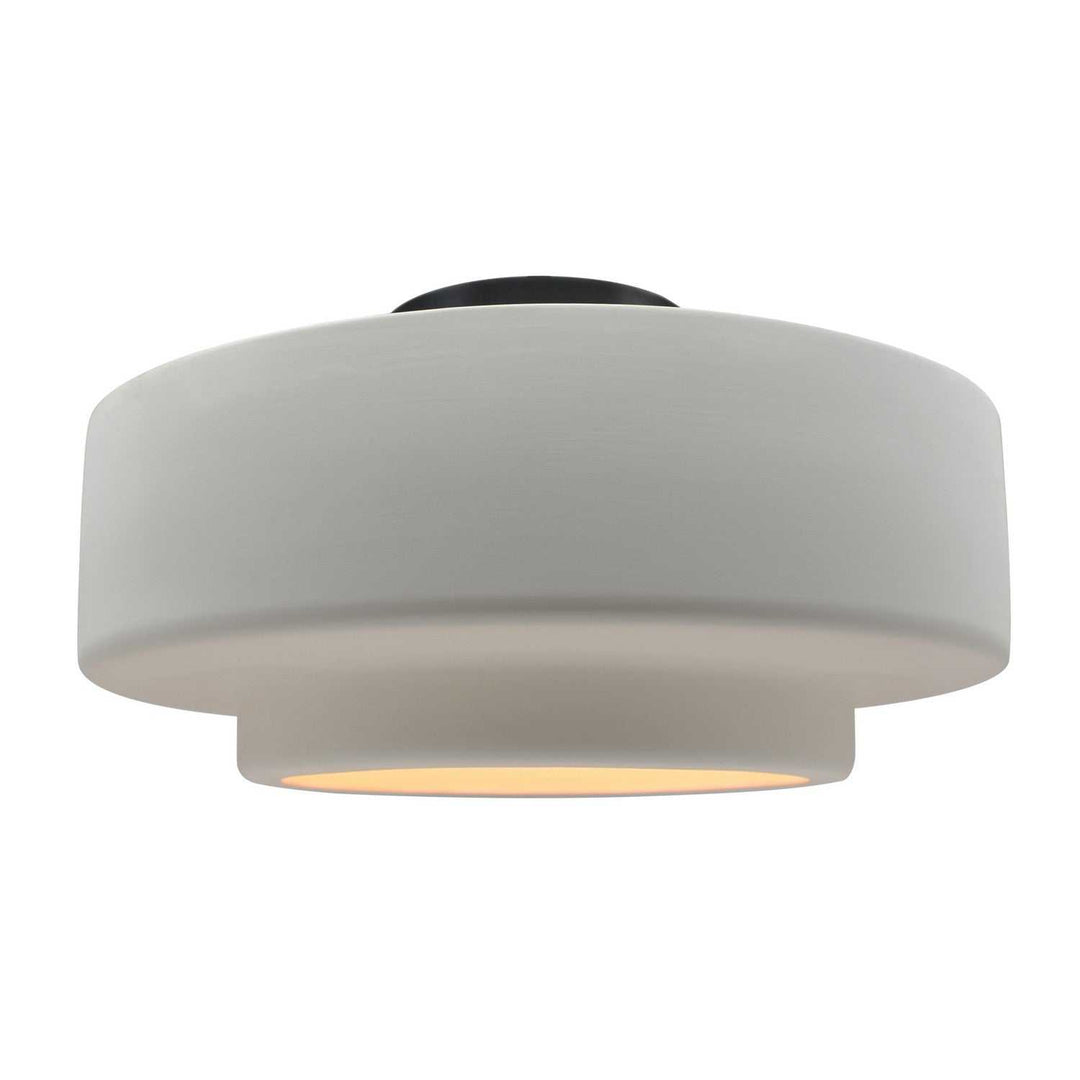Radiance One Light Semi-Flush Mount in Bisque Justice Designs