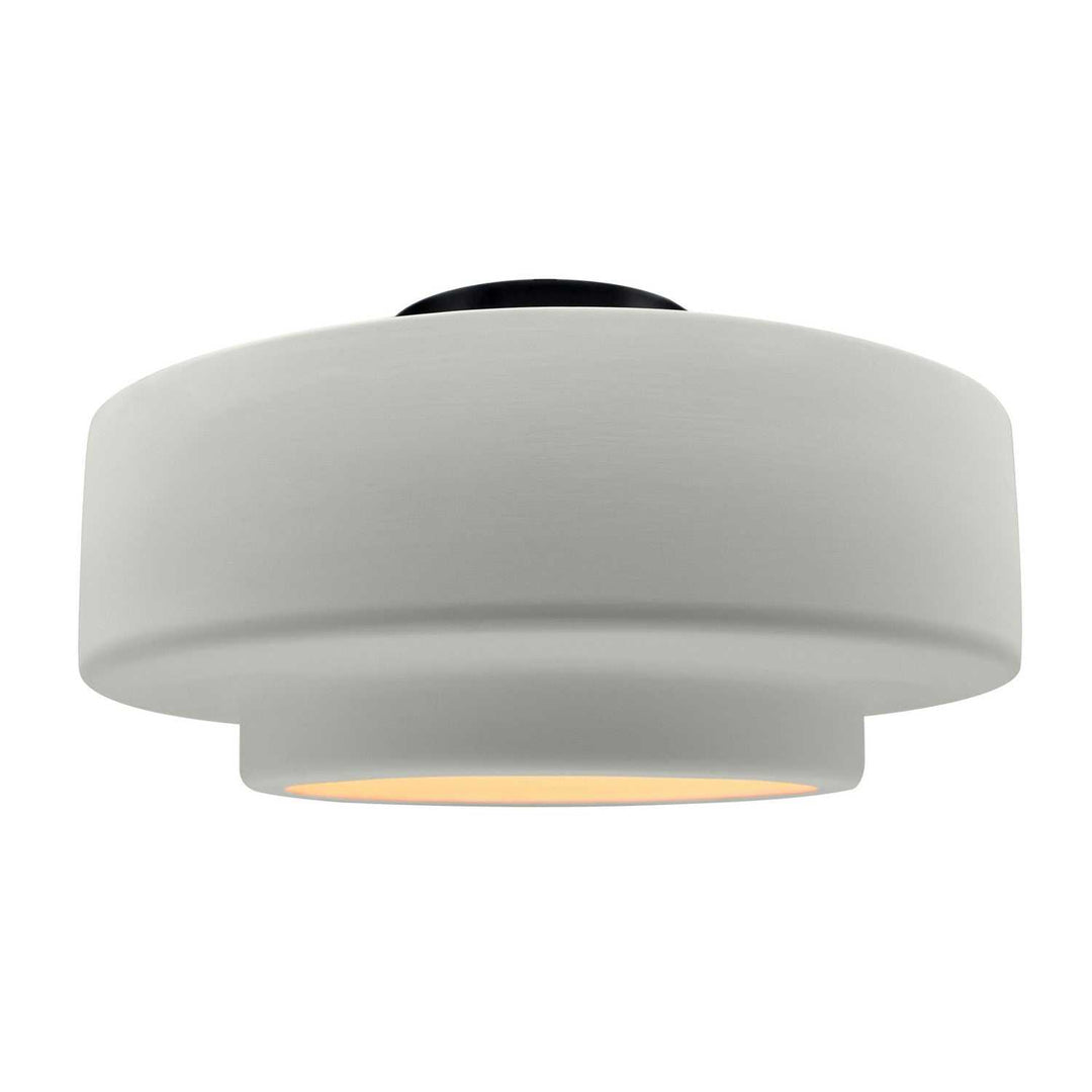 Radiance One Light Semi-Flush Mount in Matte White Justice Designs