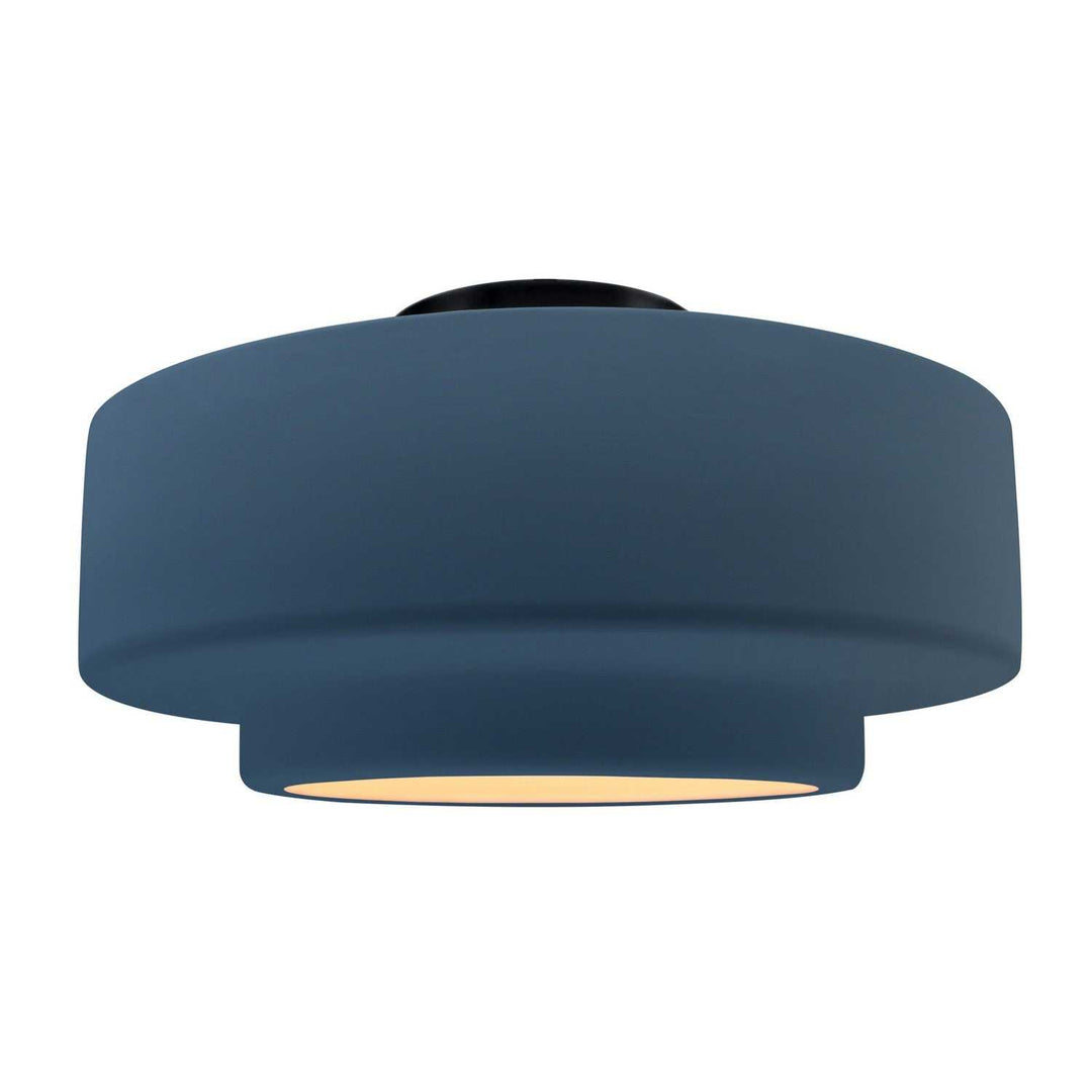 Radiance One Light Semi-Flush Mount in Midnight Sky Justice Designs