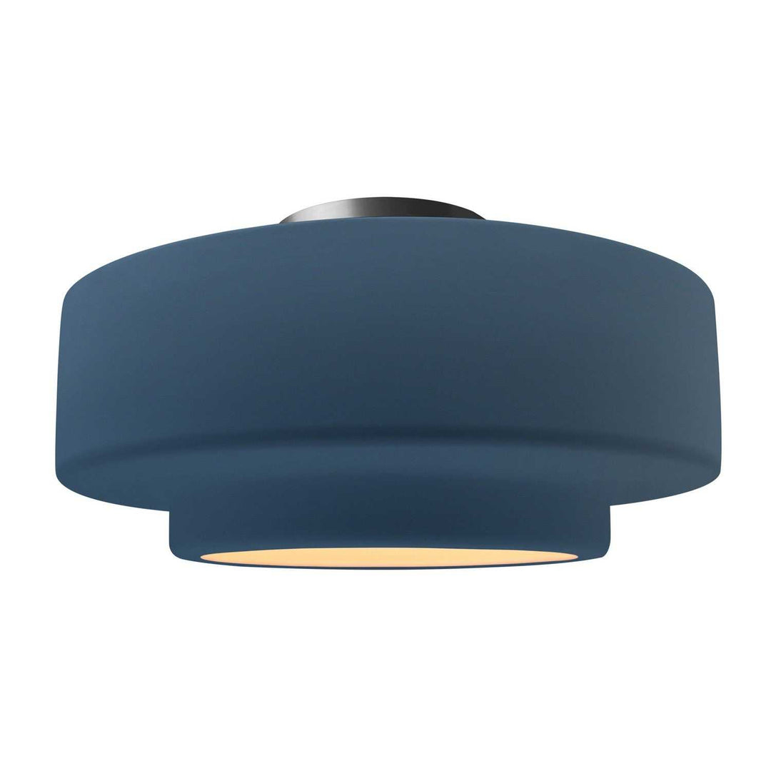 Radiance One Light Semi-Flush Mount in Midnight Sky Justice Designs