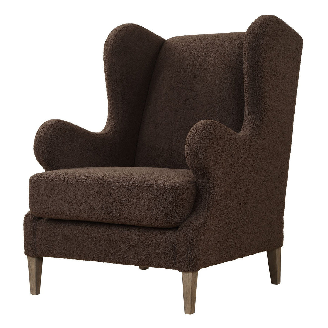 Serpentine Accent Chair in Weathered Light Walnut - available from The Lighting Shoppe, trusted by Canadian homeowners