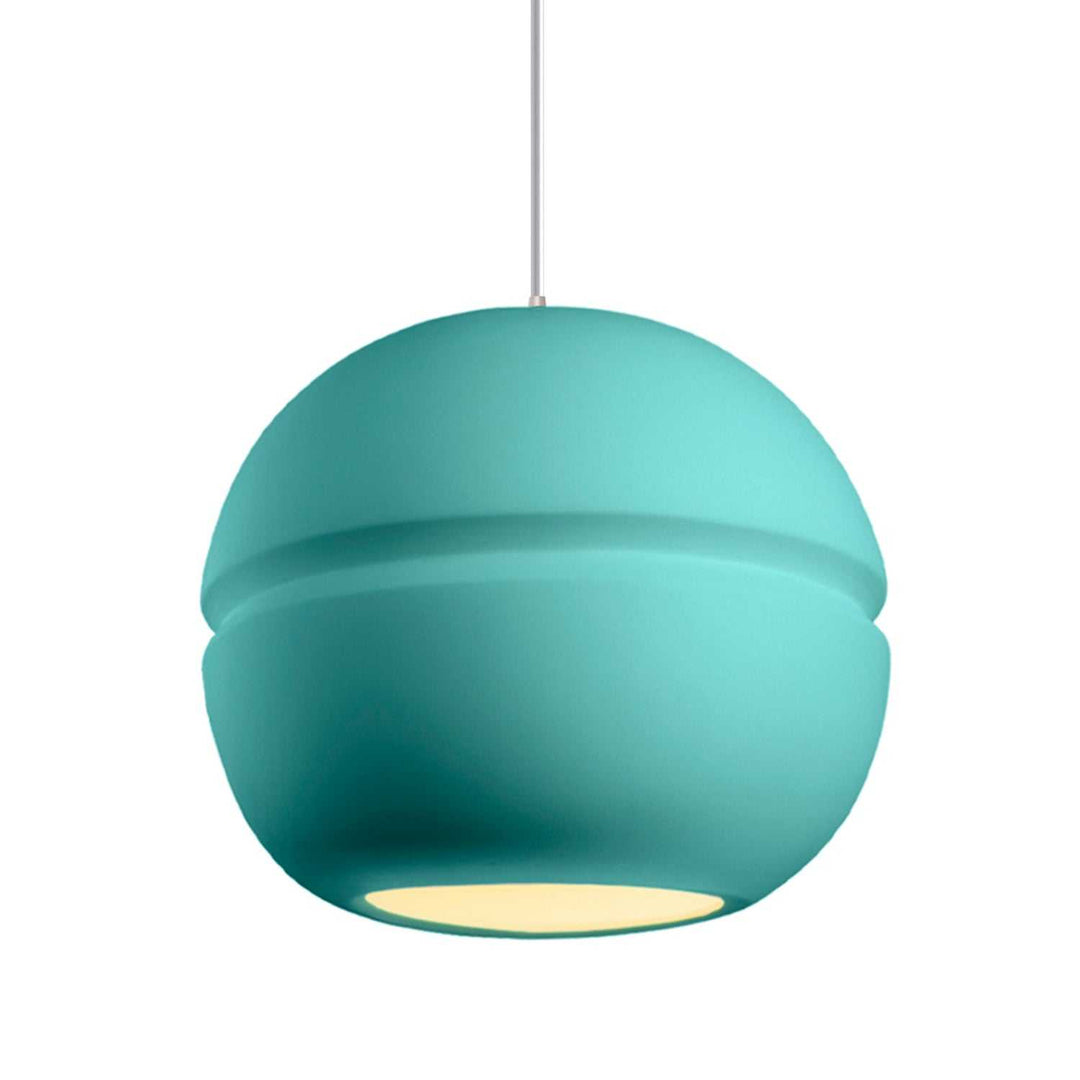 Radiance One Light Pendant in Reflecting Pool Justice Designs