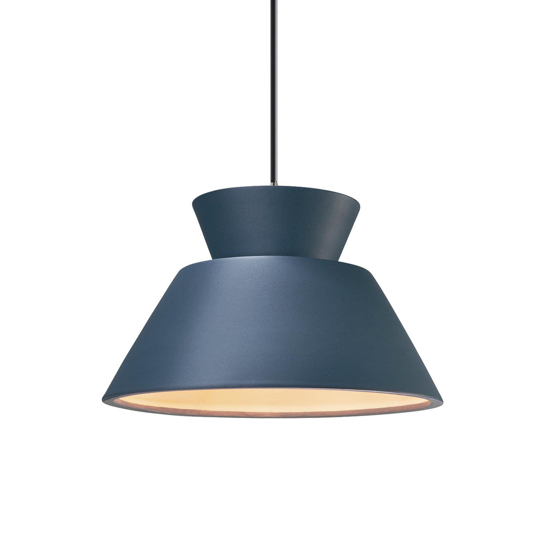 Justice Designs - CER-6420-MID-NCKL-BKCD - One Light Pendant - Radiance - Midnight Sky