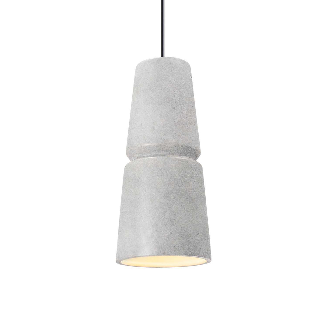 Radiance One Light Pendant in Concrete Justice Designs