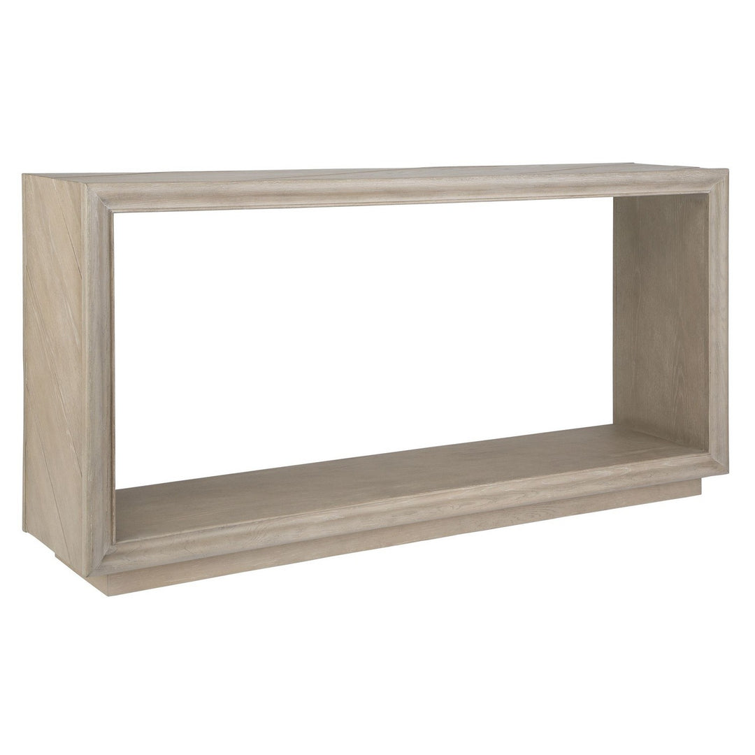 Prism Console Table in Light Oak Solids With Oak Veneer - available from The Lighting Shoppe, trusted by Canadian homeowners