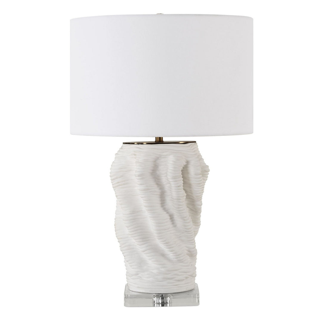 Stratified One Light Table Lamp in Brass - available from The Lighting Shoppe, trusted by Canadian homeowners
