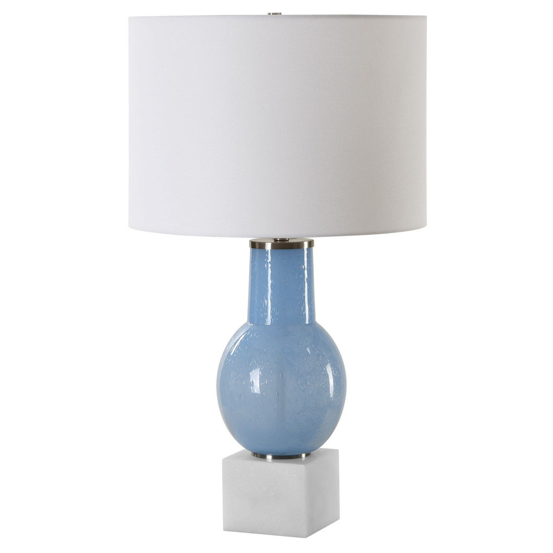 Clear Sky One Light Table Lamp in Brushed Nickel - available from The Lighting Shoppe, trusted by Canadian homeowners