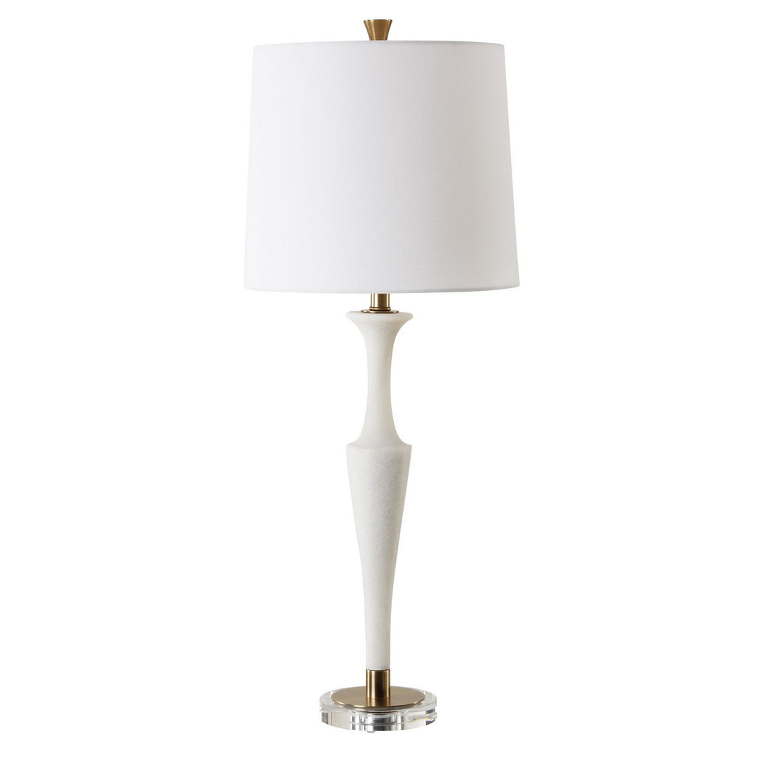 Colette One Light Table Lamp in Antique Brass - available from The Lighting Shoppe, trusted by Canadian homeowners