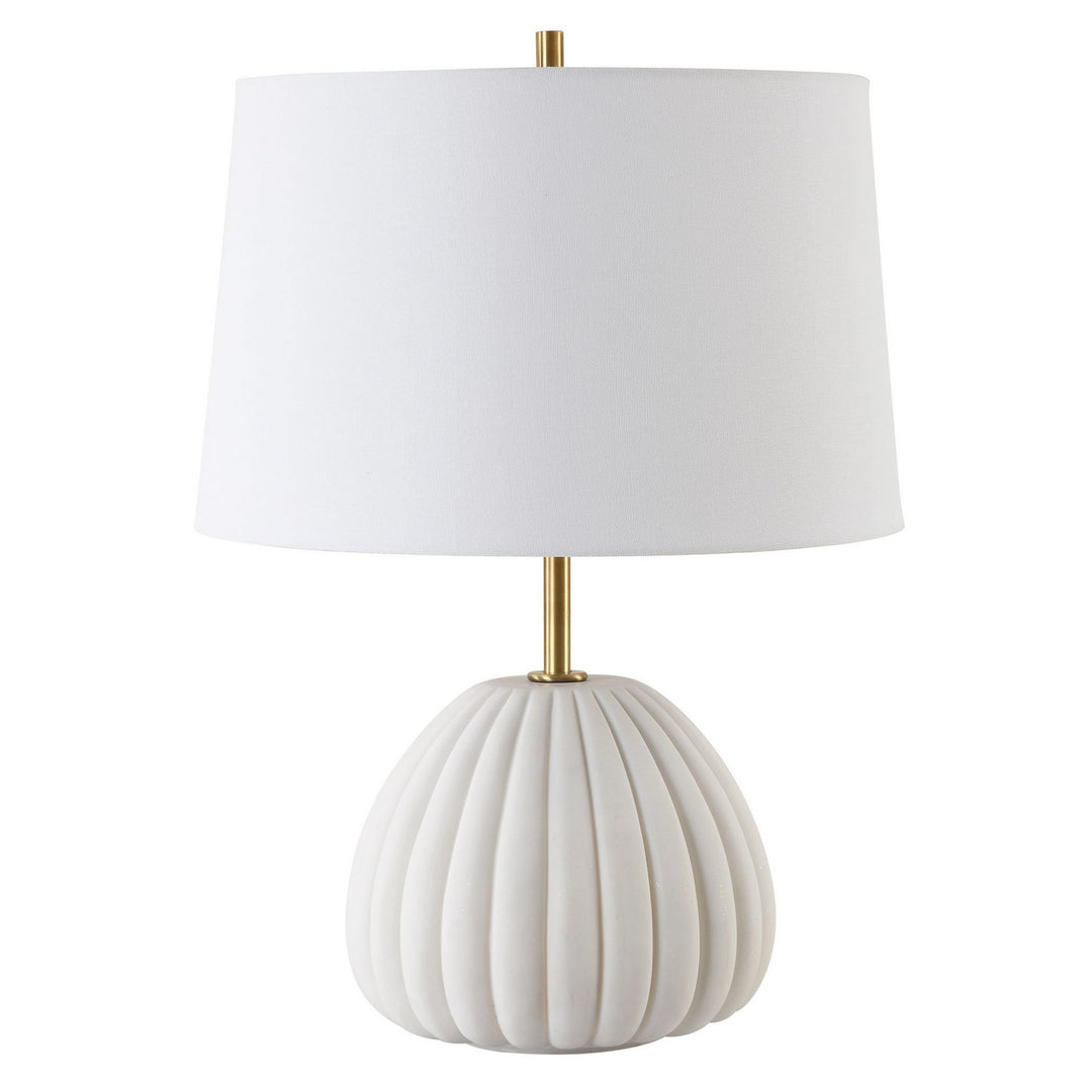 Lynna One Light Table Lamp in Brass - available from The Lighting Shoppe, trusted by Canadian homeowners