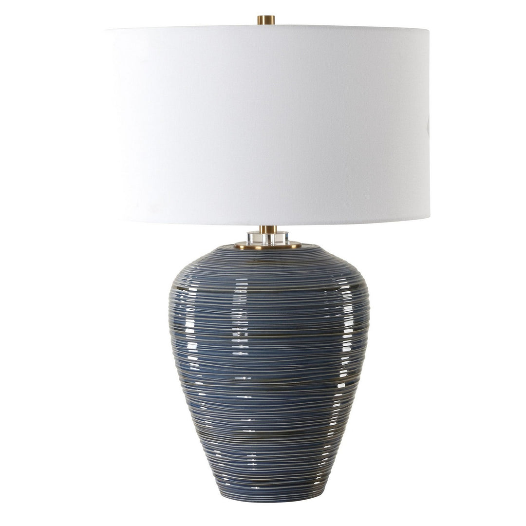 Moher One Light Table Lamp in Brass - available from The Lighting Shoppe, trusted by Canadian homeowners