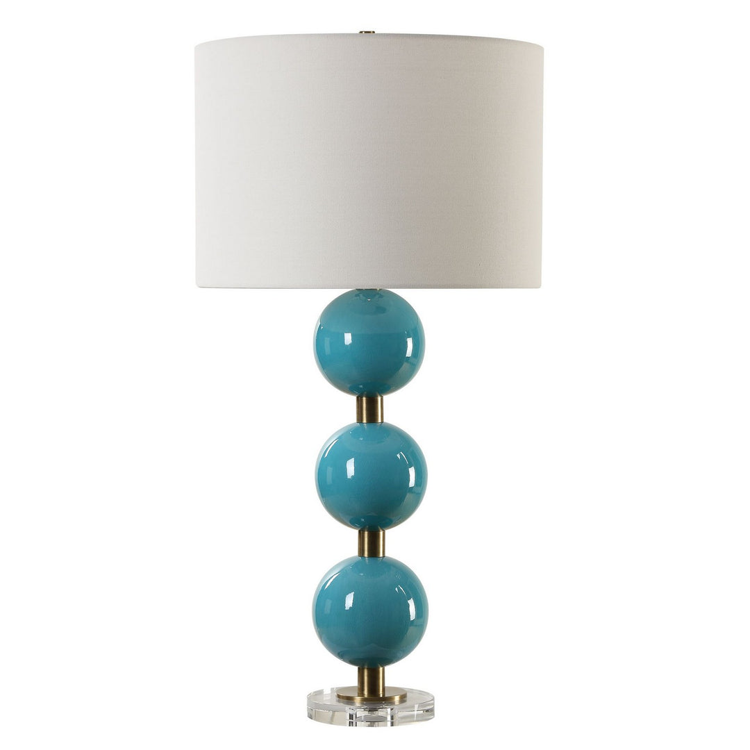 Palawan One Light Table Lamp in Antique Brass - available from The Lighting Shoppe, trusted by Canadian homeowners