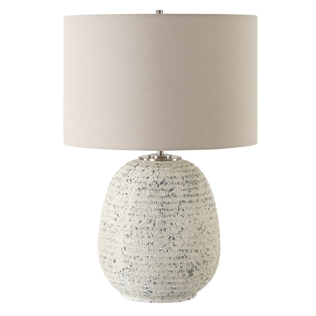 Danala One Light Table Lamp in Brushed Nickel - available from The Lighting Shoppe, trusted by Canadian homeowners