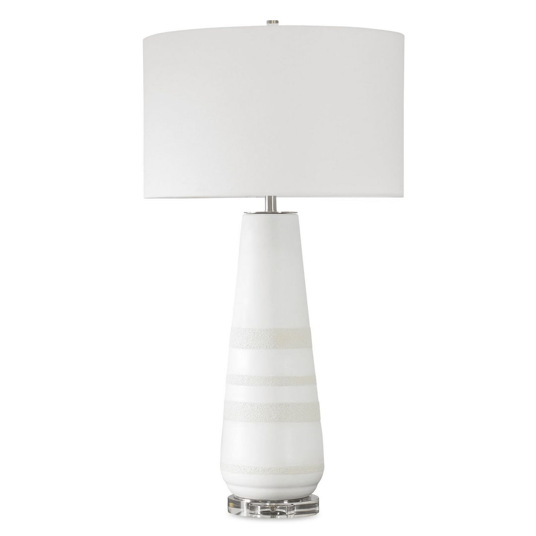 Santino One Light Table Lamp in Brushed Nickel - available from The Lighting Shoppe, trusted by Canadian homeowners