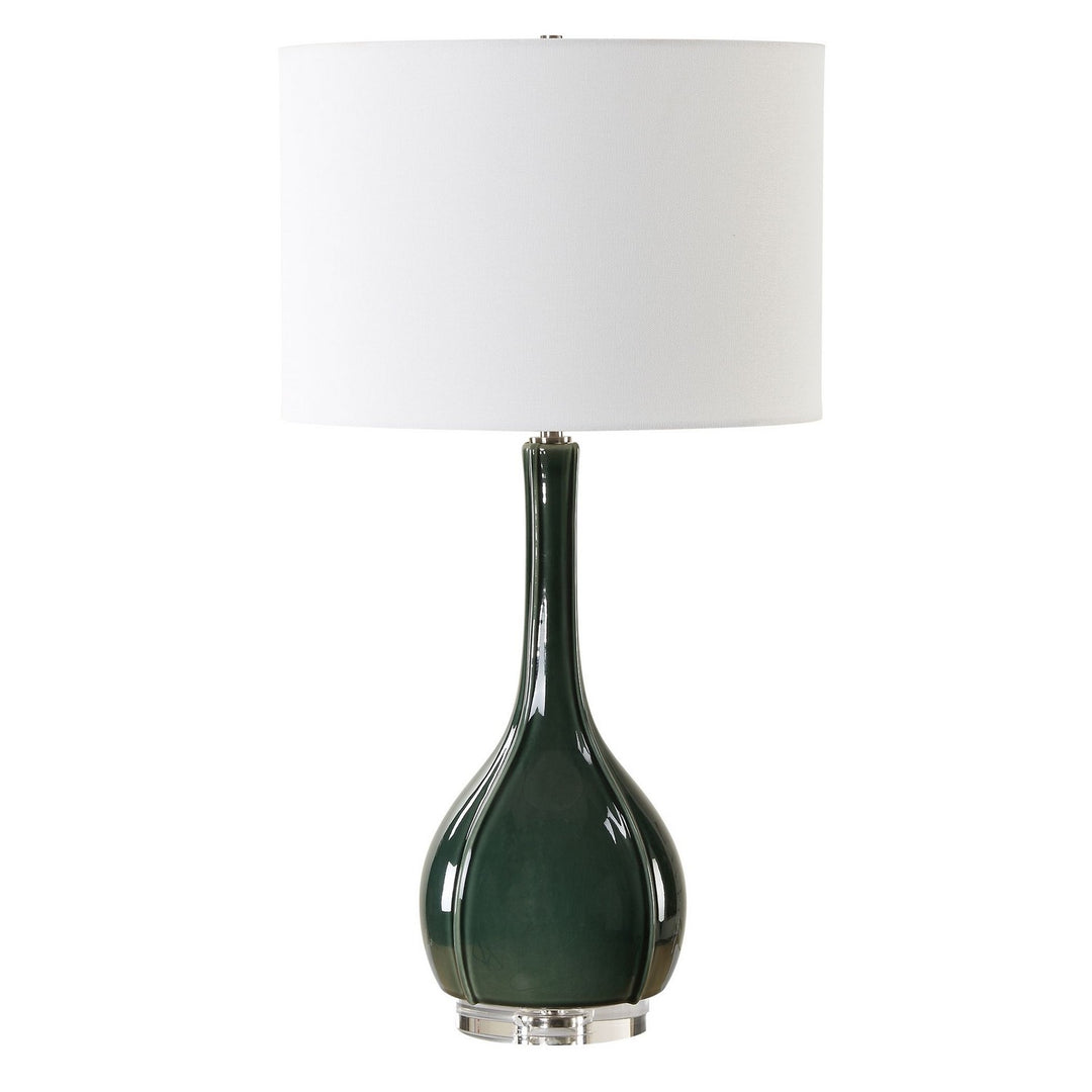 Essex One Light Table Lamp in Brushed Nickel - available from The Lighting Shoppe, trusted by Canadian homeowners