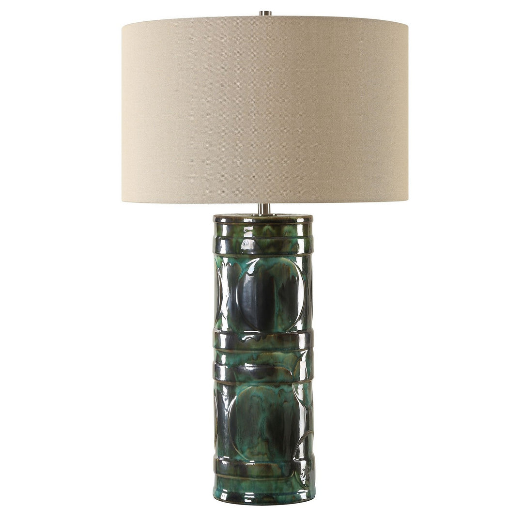 Loch One Light Table Lamp in Brushed Nickel - available from The Lighting Shoppe, trusted by Canadian homeowners