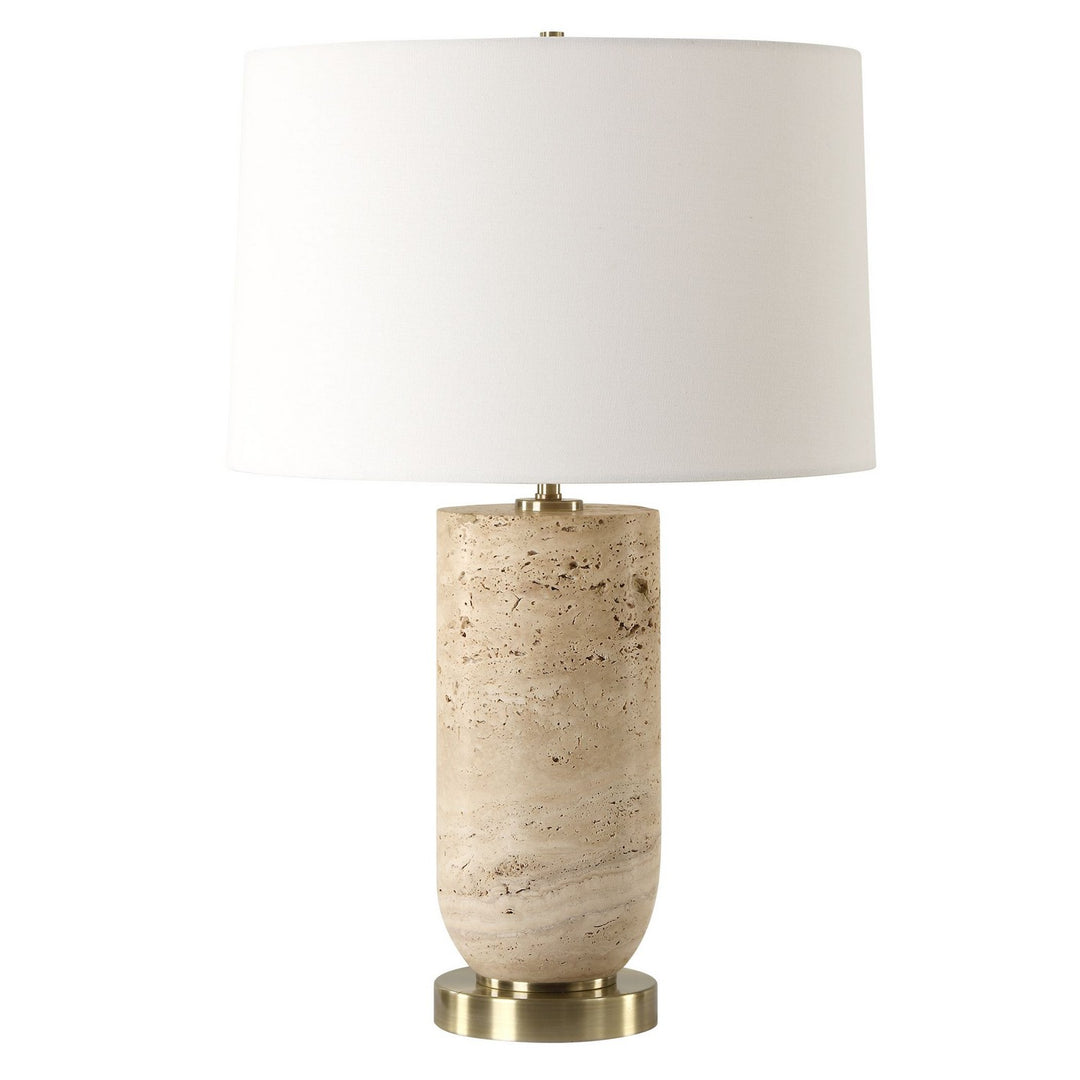Aubrey One Light Table Lamp in Antique Brass - available from The Lighting Shoppe, trusted by Canadian homeowners