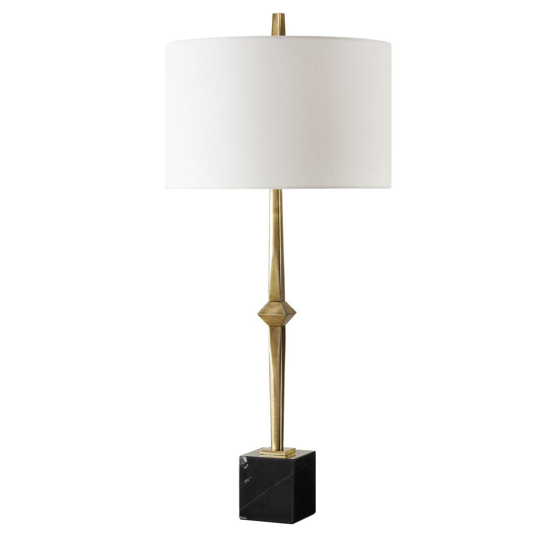 Suranne One Light Table Lamp in Antique Brass - available from The Lighting Shoppe, trusted by Canadian homeowners